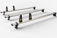 3 Ulti Bar+ Aluminium Roof Rack Bars For The Swb Ford Transit Custom 2013-2023 L1H1 Van - VG304-3
